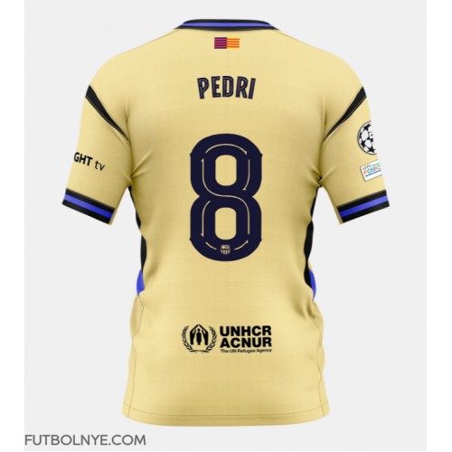 Camiseta Barcelona Pedri Gonzalez #8 Visitante Equipación 2025-26 manga corta